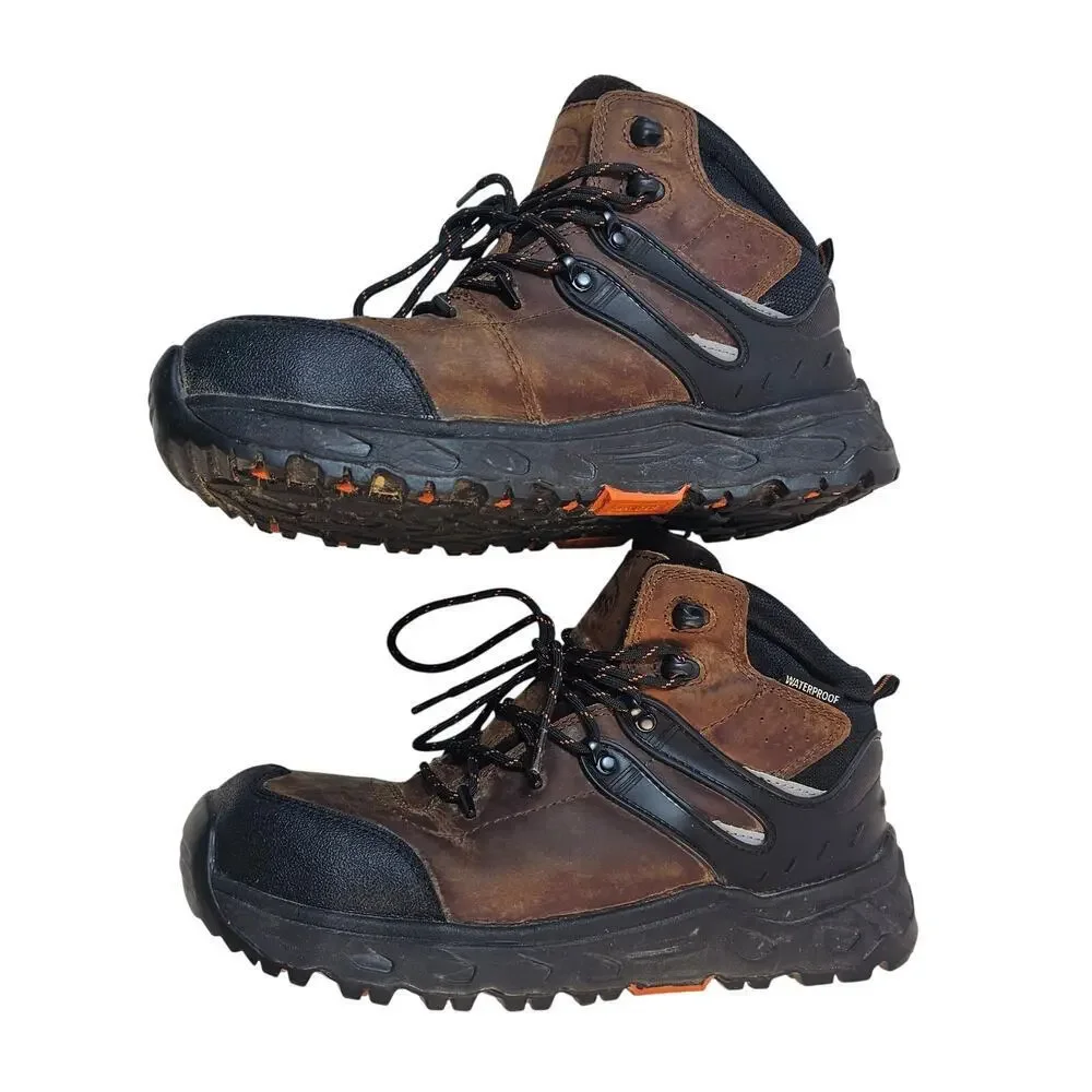 HOSS Stomp Work Boots Waterproof Aluminum Safety Toe 11